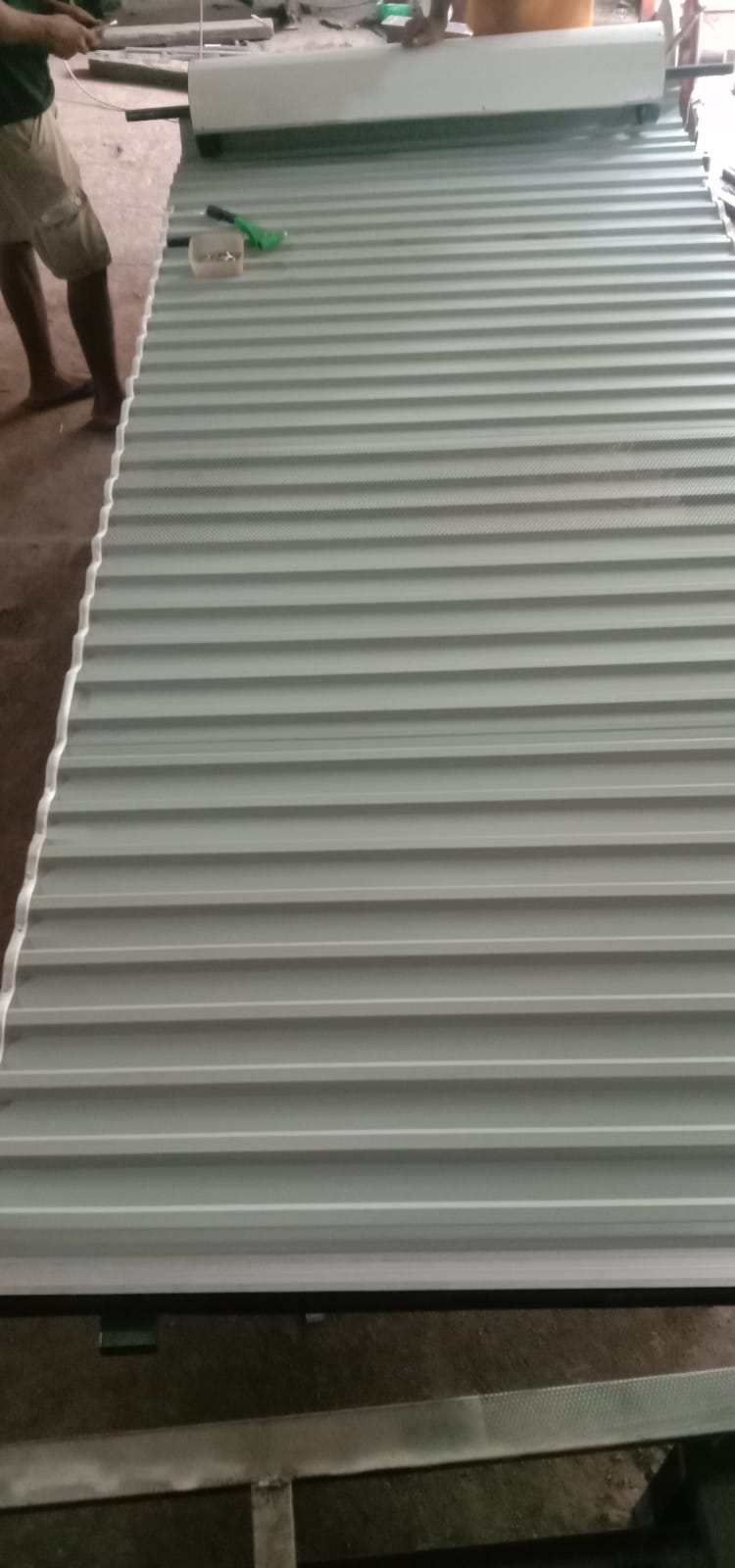 Perbaikan pintu folding gate Fadilah Teknik